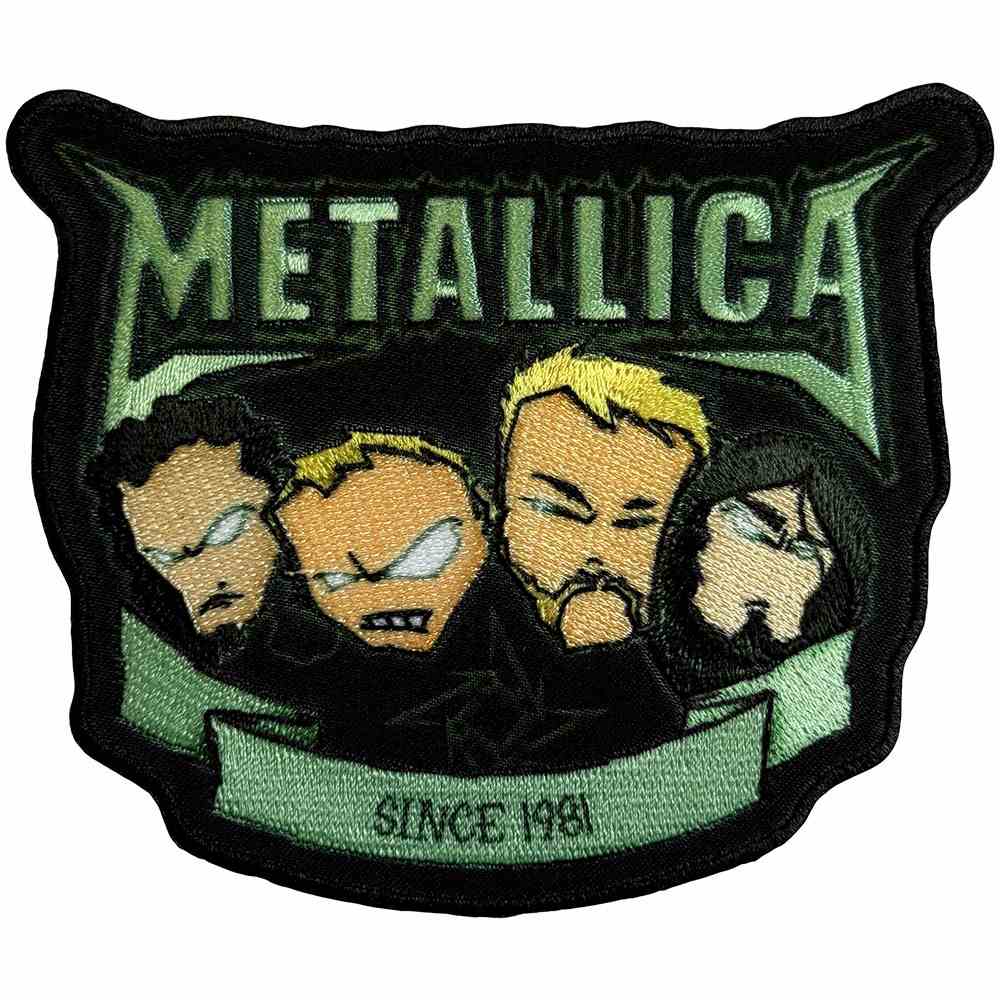 Metallica - Squindo Since '81 Patch - Schwarz/Grün